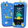 KOKODI Kids Smart Phone Toys, Birthday Gifts Idea Dinosaur Toys for 3 4 5 6 7 8 Year Old Boys, Touchscreen HD Digital Dual Video Camera, Preschool Learning Toy for Kids 3-5 Travel Trip Activity (Blue) view 1