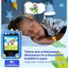 KOKODI Kids Smart Phone Toys, Birthday Gifts Idea Dinosaur Toys for 3 4 5 6 7 8 Year Old Boys, Touchscreen HD Digital Dual Video Camera, Preschool Learning Toy for Kids 3-5 Travel Trip Activity (Blue) view 2