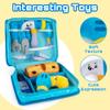 teytoy My 1st Toolbox Playset, Baby Tool Set for 1 Year Old, Pretend Play Construction Toy with Zippered Tool Box, Montessori Stem Plush Tool Kit Toys Birthday Gift for Toddlers Girls Boys view 3