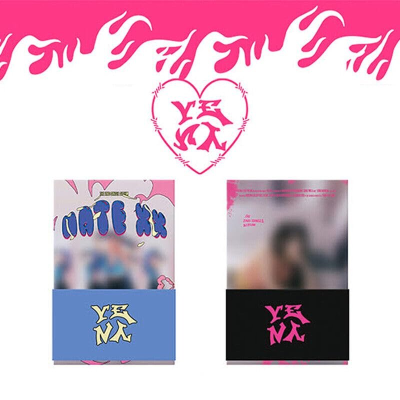 (POCA Ver.) YENA HATE XX 2nd Single Album (LIKE/HATE - Random Ver) K-POP SEALED, 55 * 85 * 8 (mm)