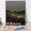 DIY Oil Painting Kit,Landscape Painting by Henri Rousseau Arts Craft for Home Wall Decor view 1