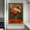 DIY Oil Painting Kit,Bouquet of Flowers with an Ivy Branch Painting by Henri Rousseau Paint by Numbers Kit for Kids and Adults view 2