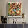 DIY Oil Painting Kit,Improvisation Dreamy Painting by Wassily Kandinsky DIY Oil Painting Paint by Number Kits view 3