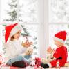 3 Pieces Tiny Doll Christmas Miniature Twins Red and Green Newborn Baby Gifts Stocking Stuffers for New Year Holiday Decorations Xmas Prop Accessories(Bright Style) view 4