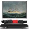 DIY Oil Painting Kit,The Storm Tossed Vessel Painting by Henri Rousseau Arts Craft for Home Wall Decor view 2