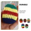 Outdoor Bean Bags 5 Pieces Funny Hacky Ball Sacks Assoerted Colors Woven Kickball Soft Knitted Kick Balls for Beginners Outdoor Playset view 3