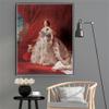DIY Oil Painting Kit,Portrait of Queen Isabella Ii of Spain and Her Daughter Isabella Painting by Franz Xaver Winterhalter DIY Oil Painting Paint by Number Kits view 3