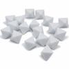 20 Pcs Blank Acrylic Dice White 8 Sided Game Dice for DIY Crafts view 1