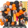 100 Pcs Black and Orange Balloons 12 Inch Halloween Latex Balloons Thicken Helium Party Balloons for Halloween,Wedding, Birthday Party Balloon Arch Garland Decoration view 4