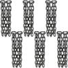 6 Pack 6 Feet Halloween Chains Props Plastic Chains Props Fake Link Prison Chain for Halloween Home Yard Party Decoration view 1