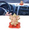 Solar Powered Ganesha Ornament Decoration Ornaments for Home Garden Car Dashboard Solar Powered Ganesha Ornament view 2