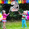 Jexine Cow Number 2 Piata 16 Inch Pink Cow Farm 2nd Piata Fiesta Birthday Party Supplies with Stick Blindfold and Confetti for Baby Shower Birthday Decoration view 4