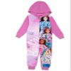 Barbie Girls Onesie | Young Ladies Pink Sketch Doll Hooded All in One Sleepsuit Pajama | Kids Colorful Character Bodysuit PJs view 1
