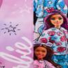 Barbie Girls Onesie | Young Ladies Pink Sketch Doll Hooded All in One Sleepsuit Pajama | Kids Colorful Character Bodysuit PJs view 2