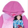 Barbie Girls Onesie | Young Ladies Pink Sketch Doll Hooded All in One Sleepsuit Pajama | Kids Colorful Character Bodysuit PJs view 3