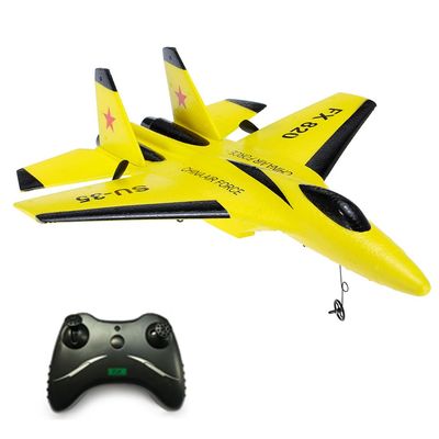 GoolRC RC Plane, 2 Channel Remote Control Airplane, FX820 EPP Foam RC Airplane, 2.4GHz Fixed Wing RC Aircraft, Easy to Fly SU-35 RC Glider with 290mm Wingspan