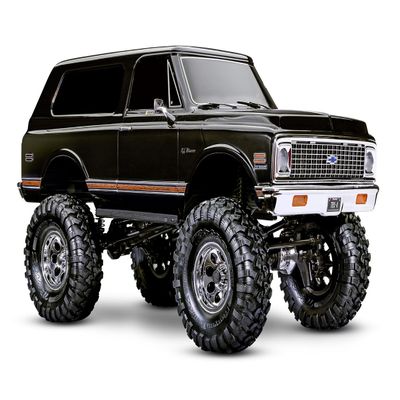 Traxxas TRX-4 High Trail Edition 4X4 Crawler with 1972 Chevrolet Blazer Body, Black