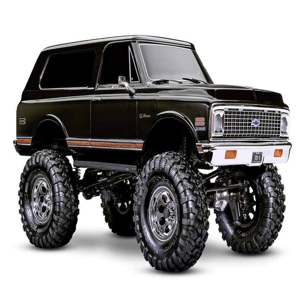Traxxas TRX-4 High Trail Edition 4X4 Crawler with 1972 Chevrolet Blazer Body, Black
