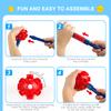 SpringFlower Fort Building Kit for Kids,STEM Construction Toys, Educational Gift for 3 4 5 6 7 8 9 10 11 12 Years Old Boys and Girls,Ultimate Creative Set for Indoor & Outdoors Activity,100 Pcs view 2