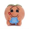 18cm Emoji Soft Toy, Peach Fruit "Sweet Cheeks" view 1