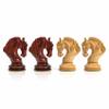 4.5 The King Arthur Staunton Luxury Chess Pieces Only - Triple Weighted (Bud Rosewood & Boxwood) view 2