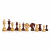 4.5 The King Arthur Staunton Luxury Chess Pieces Only - Triple Weighted (Bud Rosewood & Boxwood) view 4