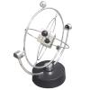 Self Rotating Desk Toy Silver Cube Electronic Motion Toy for Office Decoration Continuous Rotation Kinetic Stress Relief Decor for Home & Work view 1