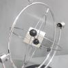 Self Rotating Desk Toy Silver Cube Electronic Motion Toy for Office Decoration Continuous Rotation Kinetic Stress Relief Decor for Home & Work view 2