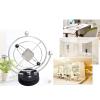 Self Rotating Desk Toy Silver Cube Electronic Motion Toy for Office Decoration Continuous Rotation Kinetic Stress Relief Decor for Home & Work view 4