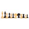 4.5 The King Arthur Staunton Luxury Chess Pieces Only - Triple Weighted (Ebony & Boxwood) view 3