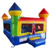Crossover Junior Rainbow Inflatable Bounce House Castle for Toddlers and Kids, Indoor/Outdoor PVC Vinyl Bouncy Jumper with Blower Stakes and Storage Bag 13.5 x 8 x 7 Feet Bouncer view 1