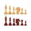 4.5" Premium Spike Staunton Series Chess Pieces Only - Triple Weighted (Bud Rosewood & Boxwood) view 1
