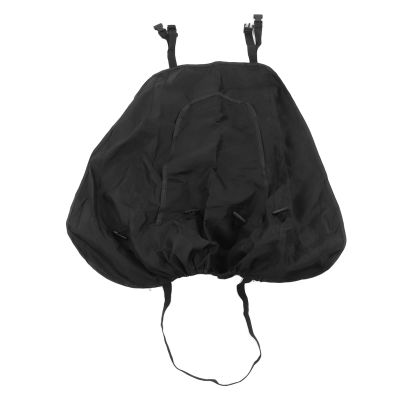 Baby Stroller Umbrella Cover Breathable UV Protection Stroller Sunshade Stretch Fabric Outdoor Storage Bag (Black)