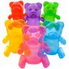 4E's Novelty Inflatable Gummy Bears Huge 24" - Great for Party Decorations, Unique Blow Up Pool Toys for Kids, Candyland Themed Birthday Party Decorations Supplies - Pack of 6 view 1