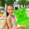 4E's Novelty Inflatable Gummy Bears Huge 24" - Great for Party Decorations, Unique Blow Up Pool Toys for Kids, Candyland Themed Birthday Party Decorations Supplies - Pack of 6 view 2