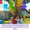4E's Novelty Inflatable Gummy Bears Huge 24" - Great for Party Decorations, Unique Blow Up Pool Toys for Kids, Candyland Themed Birthday Party Decorations Supplies - Pack of 6 view 3