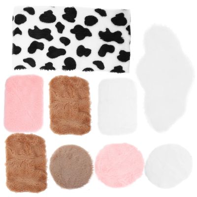 9Pcs Assorted Miniature Carpet Set for Dollhouse Colorful Woven Rugs for Home Decor 9.84 X 5.90 Inches Ideal for Miniature Scenes and Accessories
