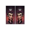 Dracula Portrait Cornhole Wraps Kustom Low Brow Art view 1