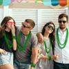 100PCS St Patricks Day Accessories, Green St. Patricks Day Beads Necklace, 33" Round Beads Irish Saint Patricks Necklaces Costume Bulk, Parade Throw Accessories for Wedding Birthday St. Patricks Decor view 4