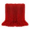 EOBOH 100PCS Mardi Gras Beads, Red Beads Party Favors, 33" Toy Necklaces Festival Costumes, Festival Parade Throw Accessories for Weddings Valentines Christmas Celebrations Decor view 1