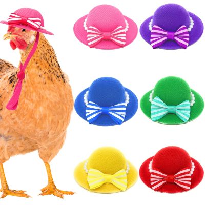 ComiMag 6 Pieces Chicken Hats, Doll Hats, Bear Clothes, Stuffed Animal Clothing, Chicken Helmets