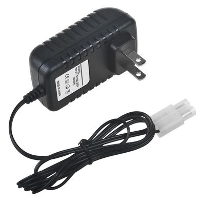 CJP-Geek 12V 300mA AC Plug Charger Compatible with 6.0V - 9.6V NiMH Batteries with Standard Size Tamiya Connector (Charger Side)