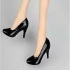 1/6 Scale Black High-Heeled Shoe for 12" Female Body view 1