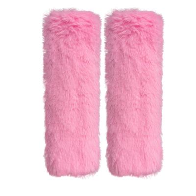 2-Pack Soft Plush Seatbelt Covers for Kids - Comfortable Pink Seat Belt Cushion for Newborns - Car Seat/Stroller Strap Accessories - Enhanced Driving Comfort & Protection (Pink)