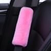 2-Pack Soft Plush Seatbelt Covers for Kids - Comfortable Pink Seat Belt Cushion for Newborns - Car Seat/Stroller Strap Accessories - Enhanced Driving Comfort & Protection (Pink) view 2