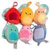 Squishmallows Kellytoy 3.5" Assorted Squad Clip On Keychain Mini Plush Doll (Set 6 Deep Sea Animals Squad) view 1