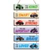 6 Pcs Racing Car Decor Kids Room Decor, Racing Car Inspirational Positive Quotes Wall Art Decor Hanging Sign for Teens Bedroom, Works of Art Made of Wood, Works of Art of Wood, Placards of Woods view 1