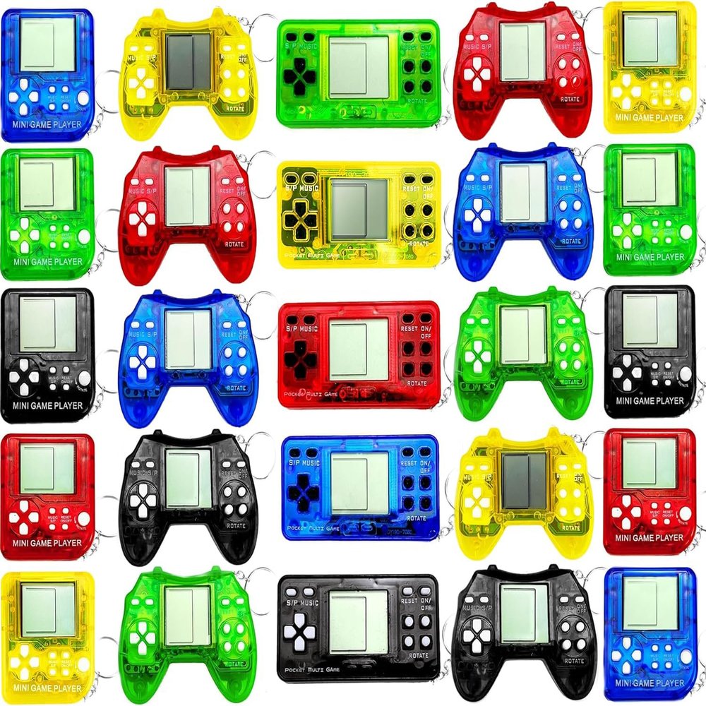 12 Pcs Video Game Party Favors for Kids, Video Game Keychain, Mini Gamer Party Favors, Gaming Party Decorations, Birthday Party, Classroom Prizes, Goodies Bags Stuffer
