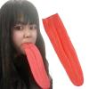BinaryABC Halloween Fake Tongue,Long Rubber Tongue,Horrible Trick Props,Hallowee Costume Cosplay Party Accessory,2PCS view 2