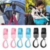 ljhnba 2 Pcs Mommy Bag Hanger Degree Rotate Baby Stroller Hooks Clips Multi Purpose Pram Shopping Hooks Stroller Organizer view 3